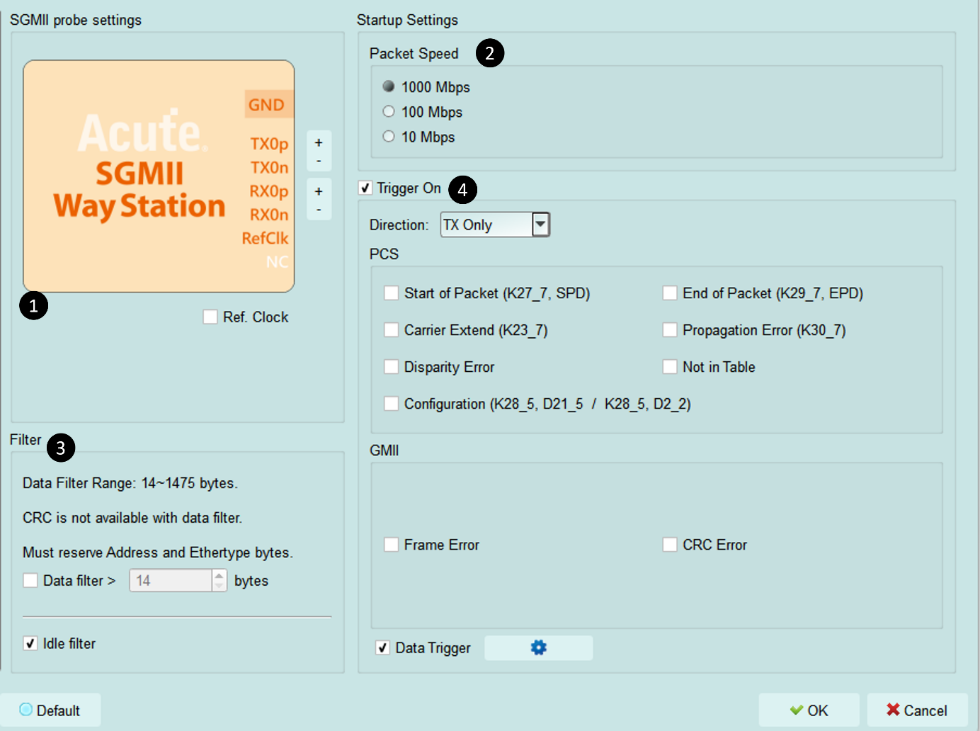 SGMII solution — Feature
