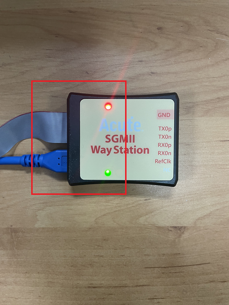 SGMII solution — BusFinder and Probe connection
