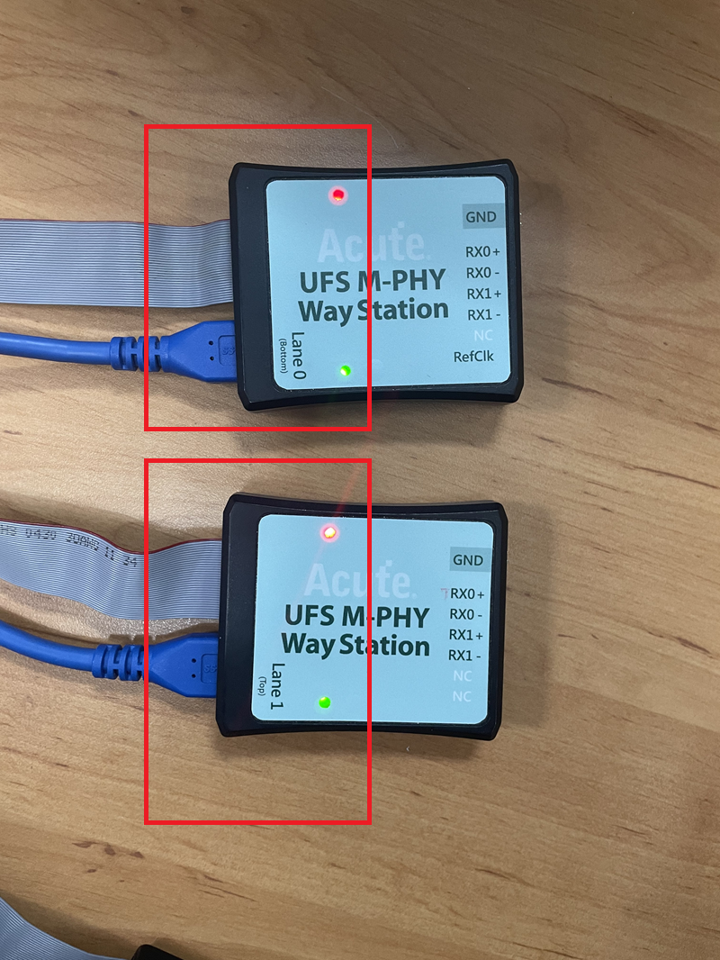 UFS solution — BusFinder and Probe connection