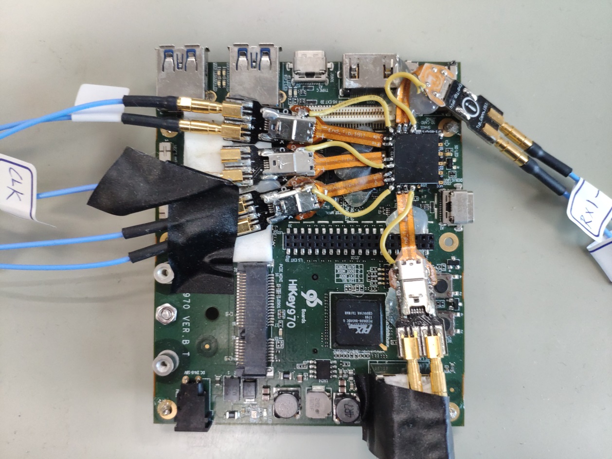 UFS solution — Probe and test object connection
