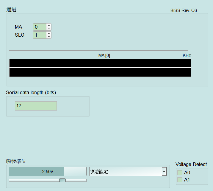 BiSS-C Settings