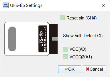 UFS-tip Settings