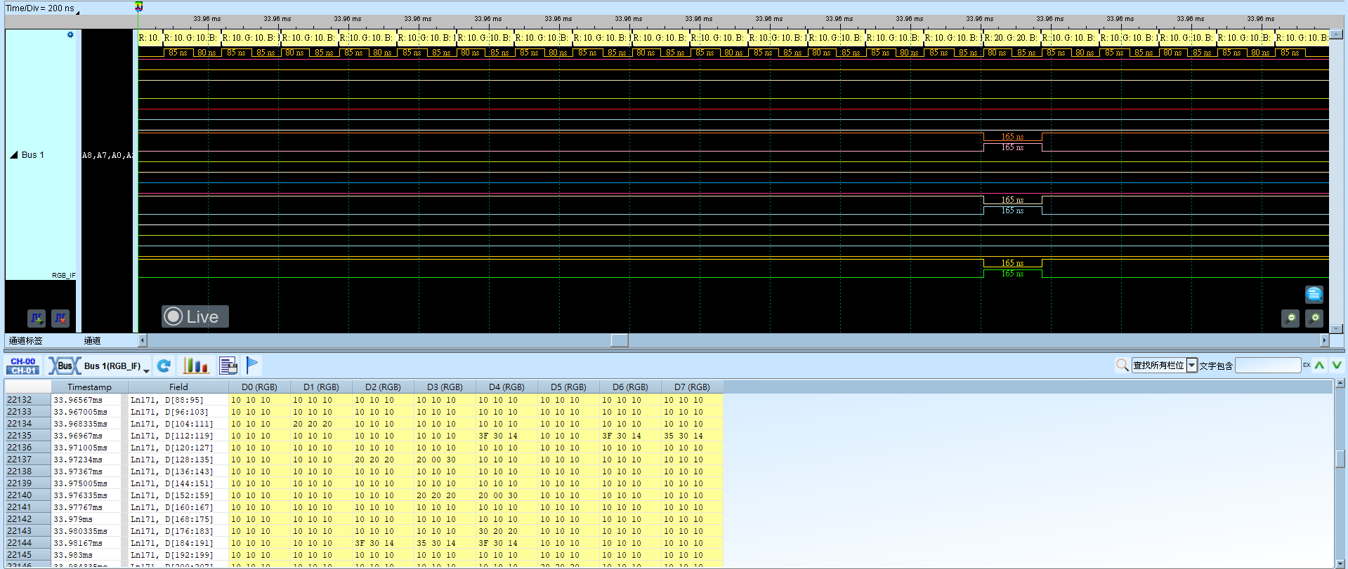 RGB Interface Result